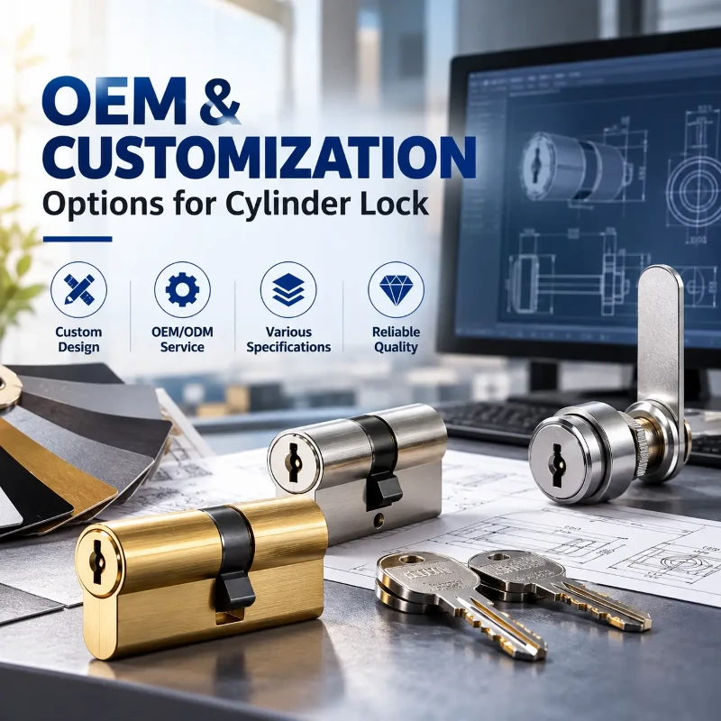 OEM et options de personnalisation pour les verrous des cylindres